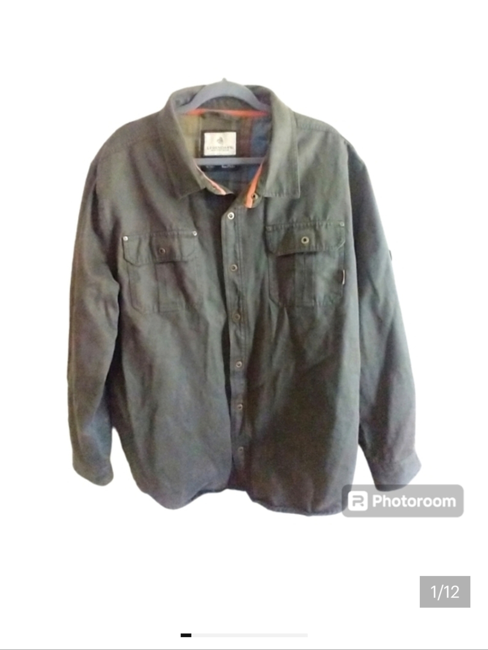Legendary Whitetails Mens Shacket 2XL Khaki Green Jacket Lined